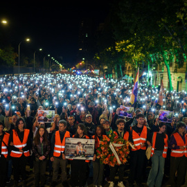 Marcha por Maricarmen en la calle Alcalde Sainz de Baranda.