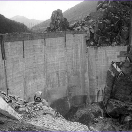 Presa de La Cohilla, cerca del río Nansa, en Cantabria, en una imagen de archivo