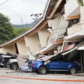 Terremoto en Penonomé (Panamá), este viernes.