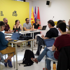 La reunió de la Mesa Nacional de la CUP celebrada aquest dissabte a Barcelona. 10/10/2026