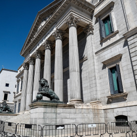 Fachada del Congreso de los Diputados.