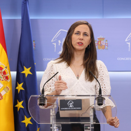 La secretaria general de Podemos, Ione Belarra