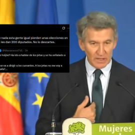 El nuevo lapsus de Alberto Núñez Feijóo: habla de "jetas" y se señala a sí mismo.