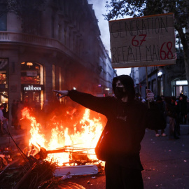 Protestas en parís, este sábado.
