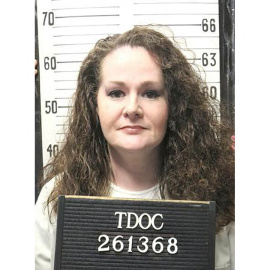 Christa Pike, condenada por asesinato en EE UU, en una imagen del Departamento de Prisiones de Tennessee de 2023.