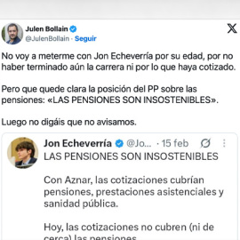 Reacciones a las palabras de Jon Echeverría.