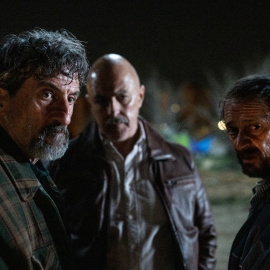 Luis Zahera, Roberto Álamo y Luis Callejo, protagonistas de 'Leones en invierno'.