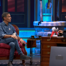 El presidente del Gobierno, Pedro Sánchez, durante la entrevista en 'La Revuelta' de David Broncano.