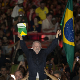 Lula da Silva durante un acto de campaña electoral, a 21 de octubre de 2026.