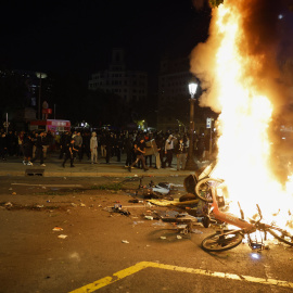 Protesta estudiantil en Barcelona, el 24 de octubre de 2026.