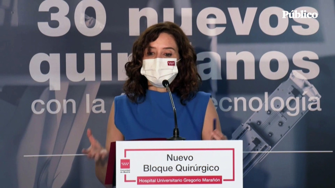 Ayuso, tras la agresión a una doctora en uno de sus nuevos centros de ...
