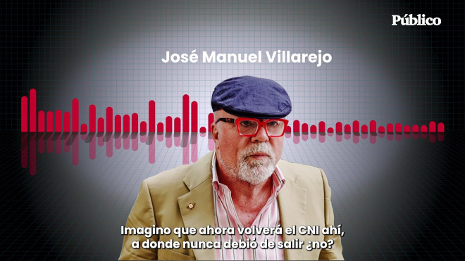 Supuesta conversación telefónica entre Villarejo y el empresario ...