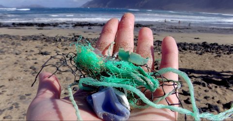 Restos plásticos recogidos en una playa de Canarias durante el estudio realizado en 192 países costeros sobre la contaminación del mar por materiales derivados del petróleo. /MALIN JACOB