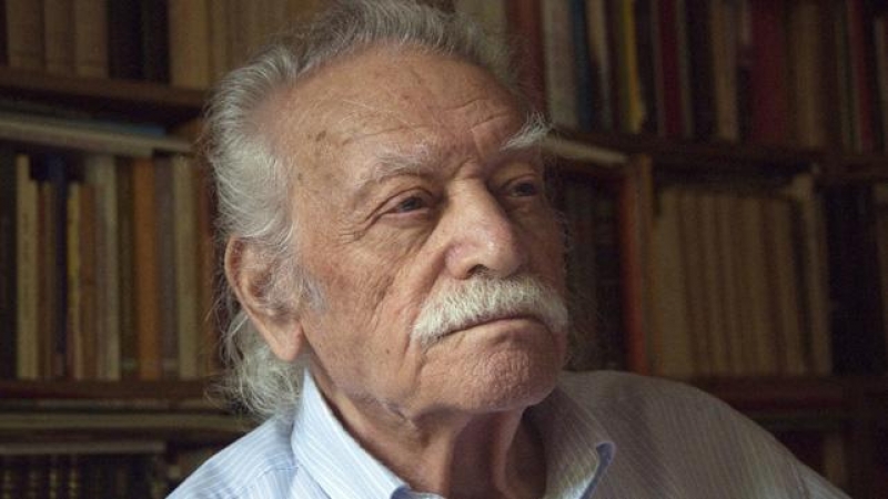 El irreductible Manolis Glezos, de 91 años, elegido eurodiputado por Syriza.- EFE