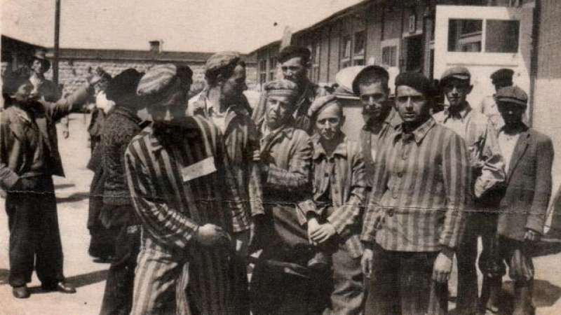 Francisco Ortiz, el 5 de mayo de 1945, tras la liberación de Mauthausen. CORTESÍA DE JUAN FRANCISCO ORTIZ