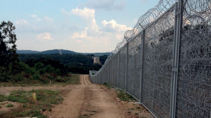 Valla fronteriza entre Turquía y Bulgaria en la localidad de Kraynovo.- FRONTEX