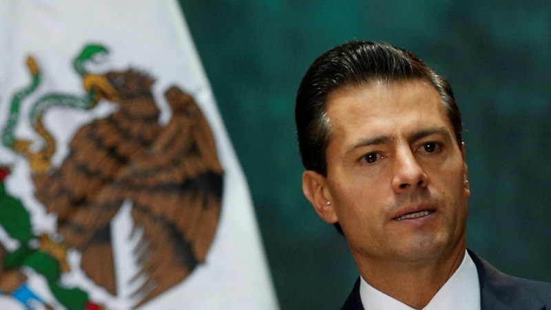 Enrique Peña Nieto, presidene de México, durante un discurso que dio en Australia/REUTERS