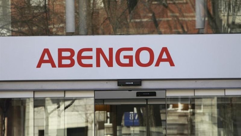 Detalle de las oficinas de Abengoa en Madrid. E.P.