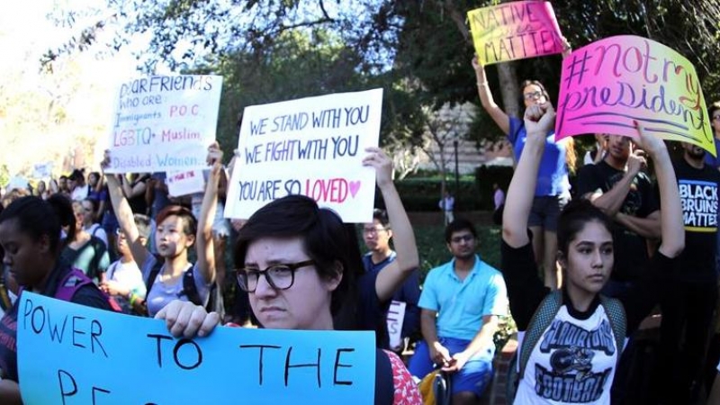 Continúan las protestas contra Trump en EEUU / EFE