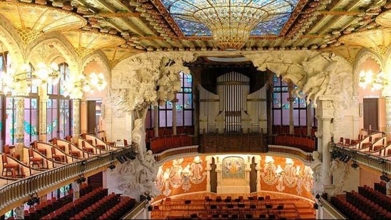 El Palau de la Música Catalana.