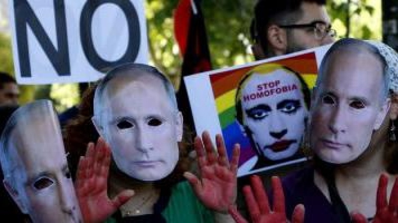 Imagen de archivo de una manifestación en Rusia por los derechos LGTB / REUTERS