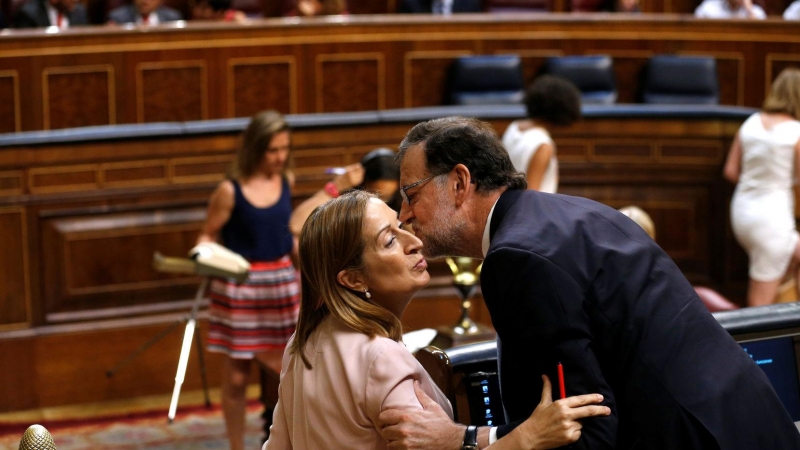 Ana Pastor y Mariano Rajoy.