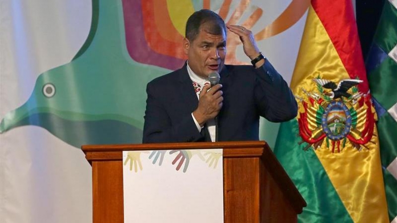 El expresidente de Ecuador Rafael Correa.  - EFE