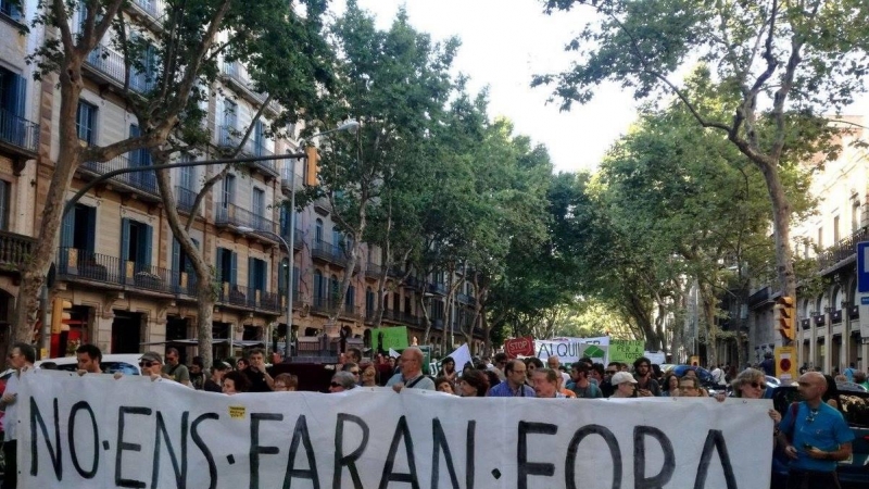 Manifestació pel dret a l'habitatge