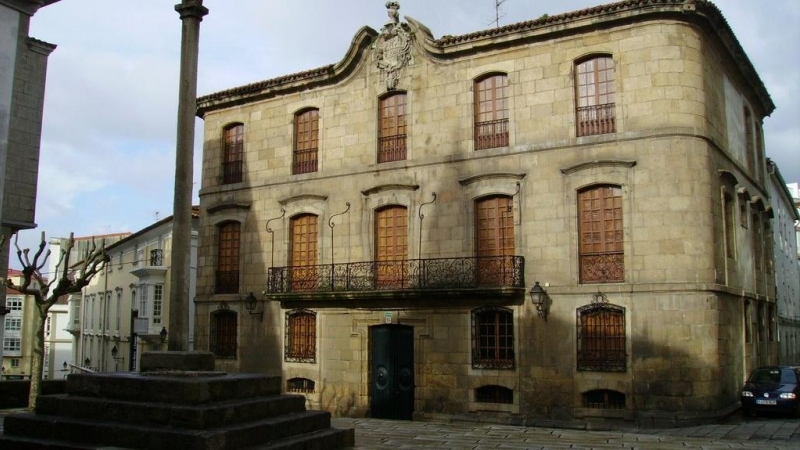 El palacio de Cornide, en el casco antiguo de A Coruña.