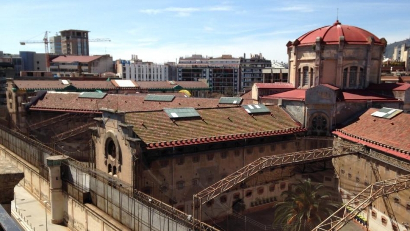 Presó model de Barcelona el 2015, abans de començar les obres per al seu desmantellament. / Ajuntament de Barcelona