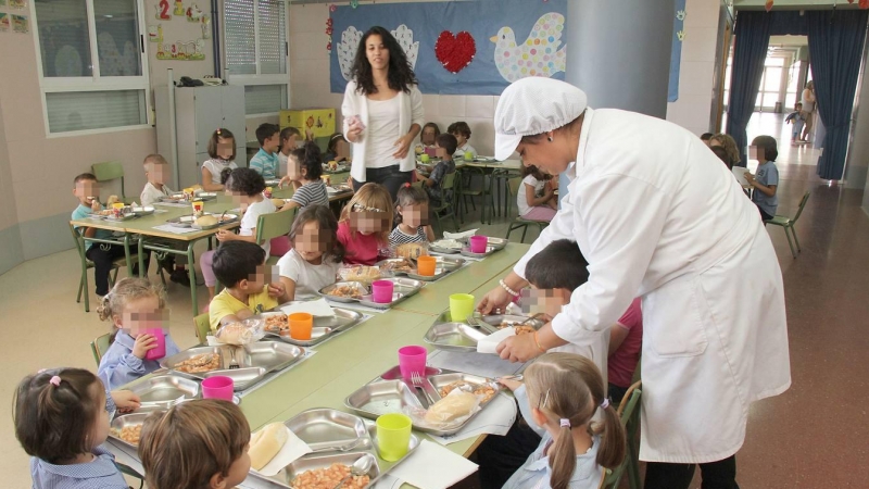 Imagen de un comedor escolar.