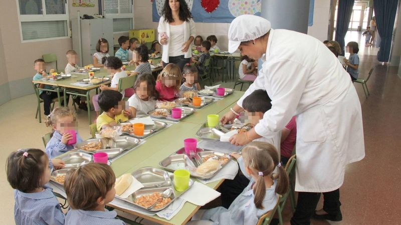 Imagen de un comedor escolar.