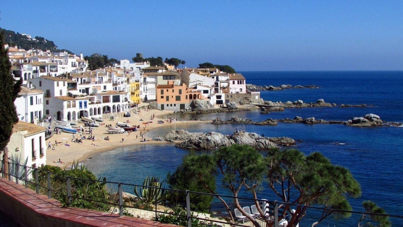 Costa de Calella de Palafrugell, a la Costa Brava.