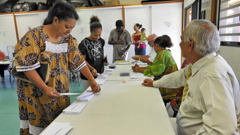 Elecciones en Noumea, capital de Nueva Caledonia, el 22 de abril de 2012. REUTERS