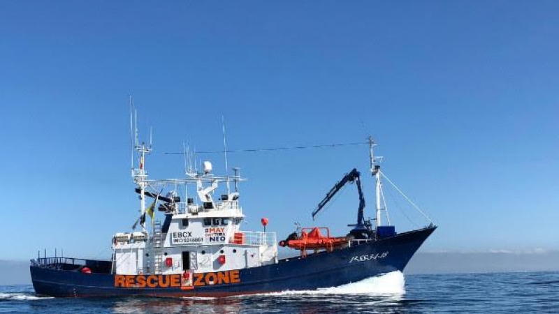 El barco Aita Mari, del proyecto Maydayterraneo.- MAYDAYTERRANEO