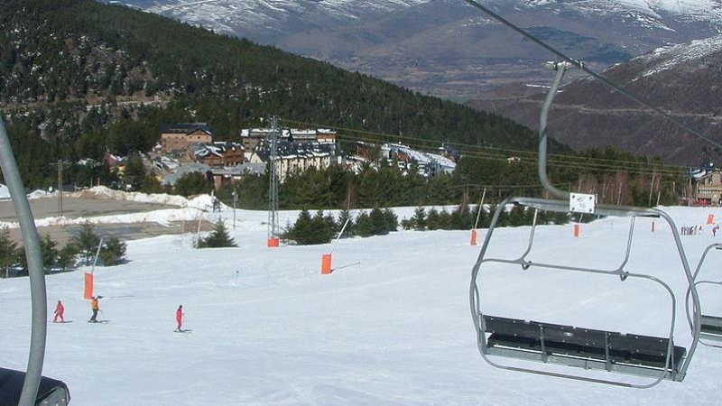 L'estació d'esquí de la Molina.