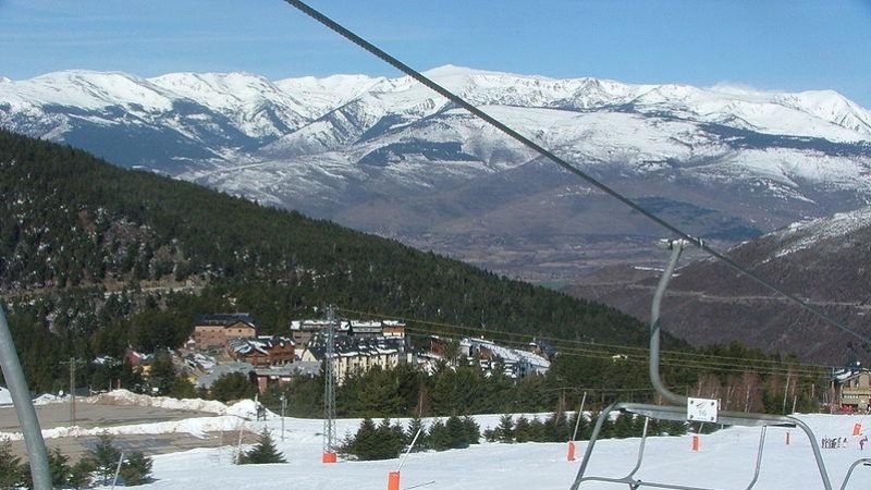 L'estació d'esquí de la Molina.