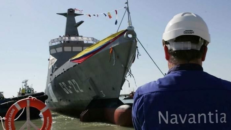 Astillero de Navantia en San Fernando (Cádiz). / EFE