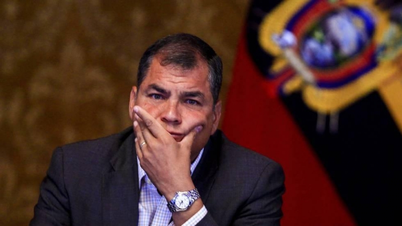 El expresidente de Ecuador Rafael Correa. EFE