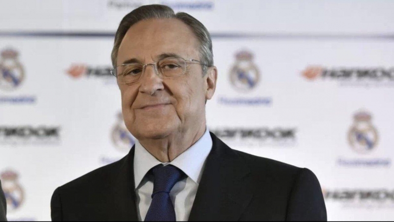 Imagen de archivo de Florentino Pérez, presidente del Real Madrid. - EFE