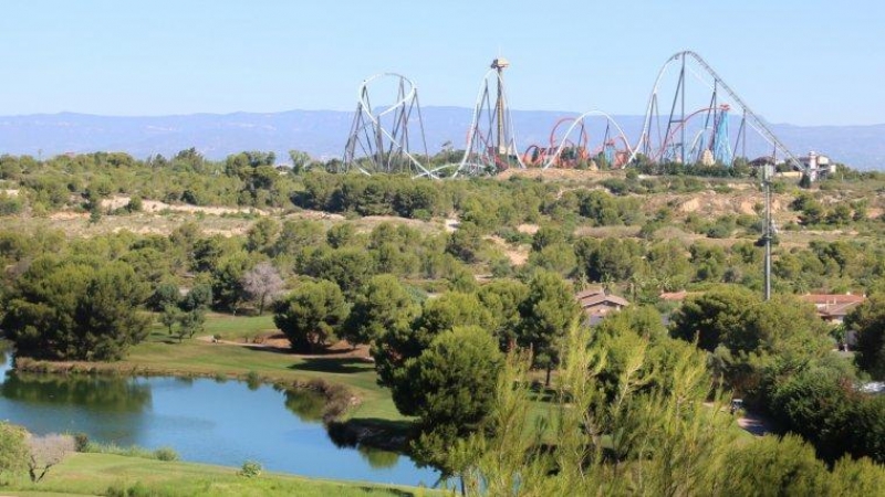 Terrenys al voltant del parc d'atraccions Port Aventura, propietat de La Caixa. @BcnWorldNo