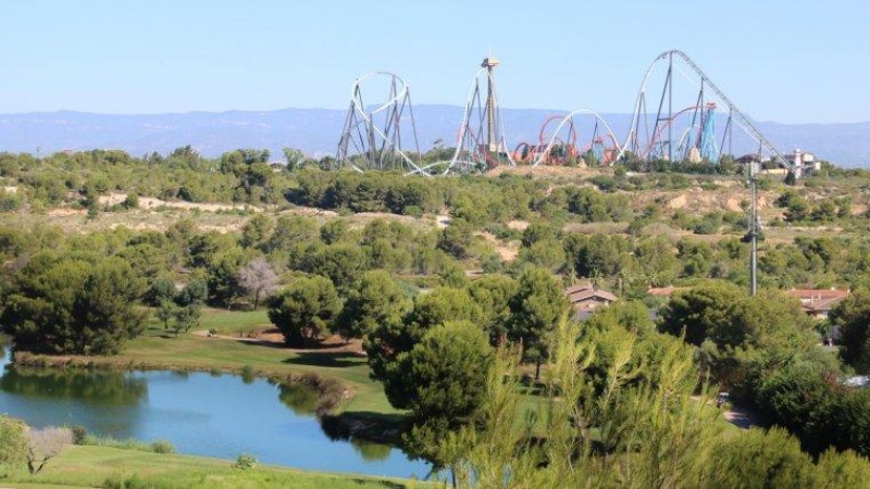 Terrenys al voltant del parc d'atraccions Port Aventura, propietat de La Caixa. @BcnWorldNo