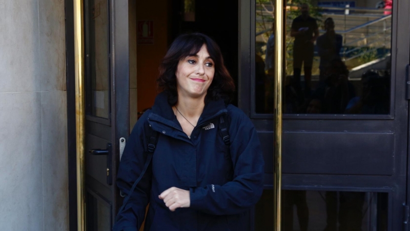 02/10/2018 - Juana Rivas acude a recoger la sentencia de su caso en España en octubre del 2018.