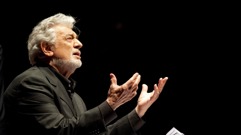 29/07/2018.- Foto de archivo del tenor español Plácido Domingo durante un concierto ofrecido en el Castillo de Peralada, en Girona, el 29 de julio de 2018. / EFE/ Robin Townsend