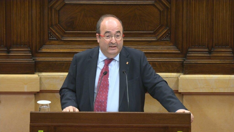 Miquel Iceta en el debat de política general.