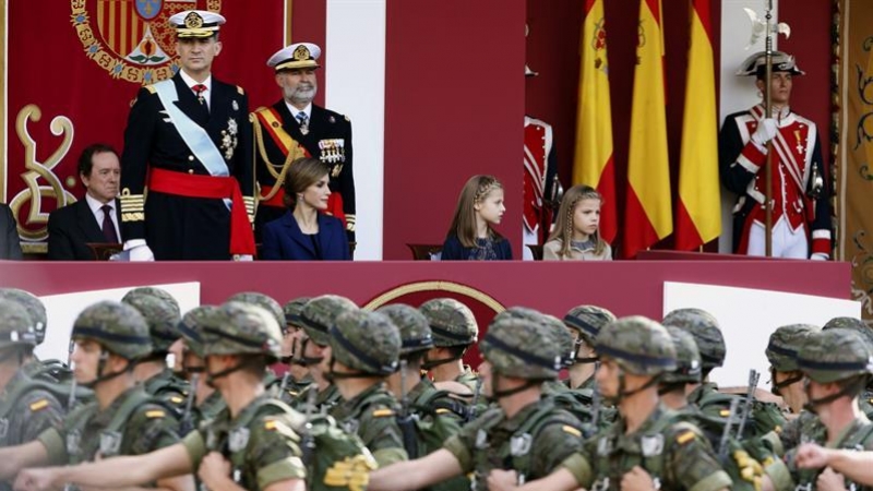 Desfile del 12 de octubre de 2018. EFE/Archivo.