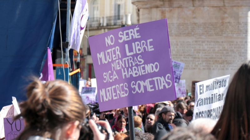 08/03/2019.- Foto de archivo de la manifestación del 8M en Madrid. /EUROPA PRESS