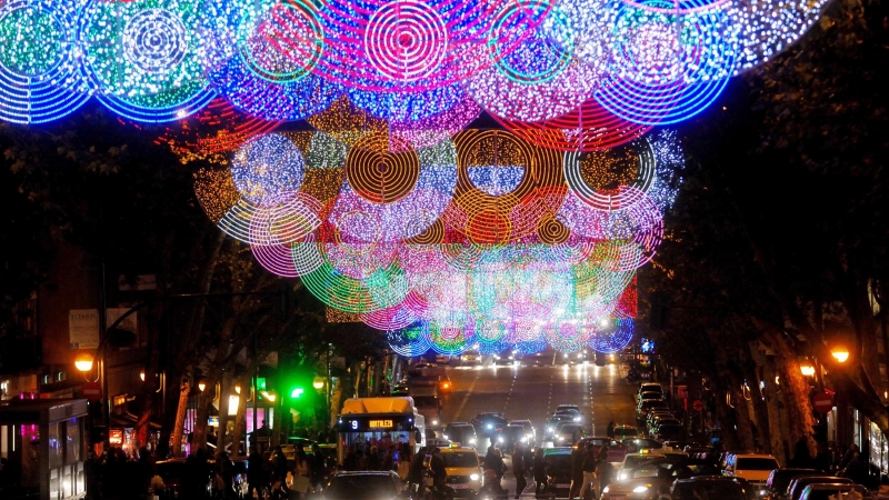 Luces de Navidad en el centro de Madrid / Ayuntamiento de Madrid.