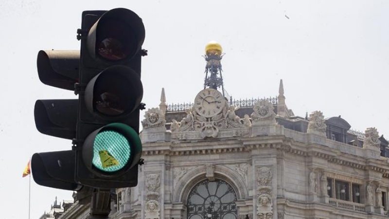 Fachada del edificio del Banco de España situada en la confluencia del Paseo del Prado y la madrileña calle de Alcalá. E.P./ Eduardo Parra