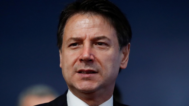 El presidente del Ejecutivo italiano, Giuseppe Conte. / Reuters